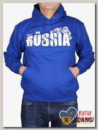 Толстовка-кенгуру (зима) роял "Team Russia" МТКП-3056
